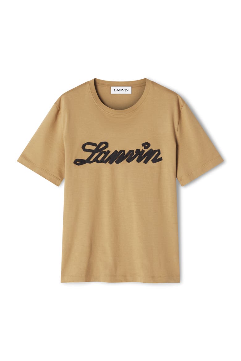 Ribbon T-Shirt, Alternate, color, Camel