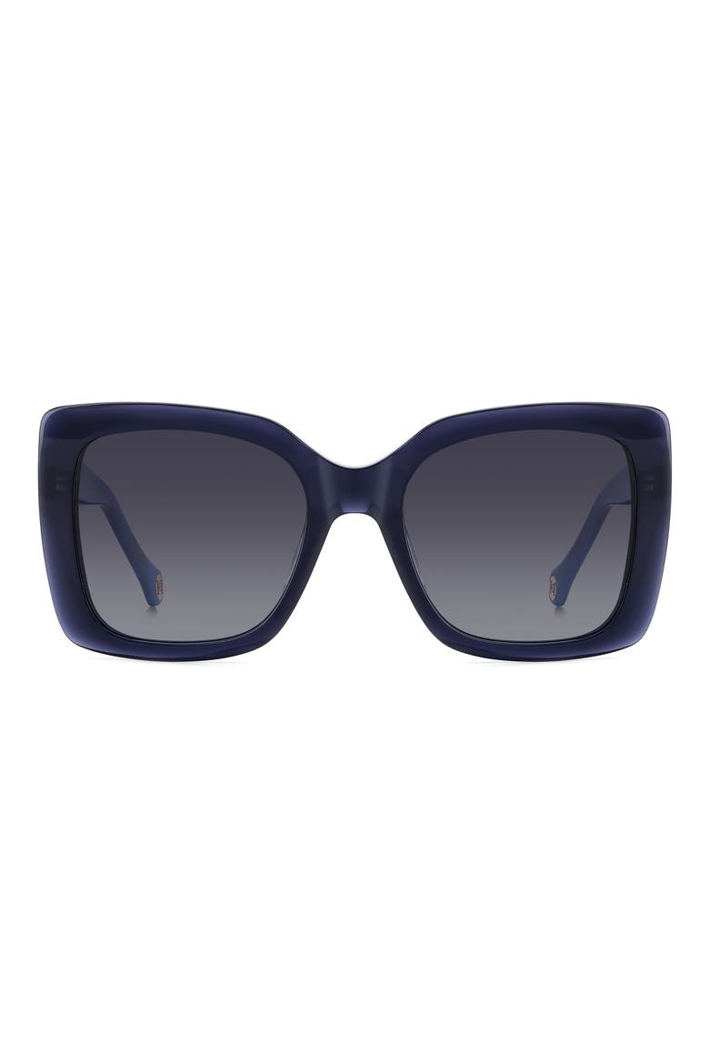 HER 0258/G/S 54mm Square Sunglasses, Main, color, BLUE