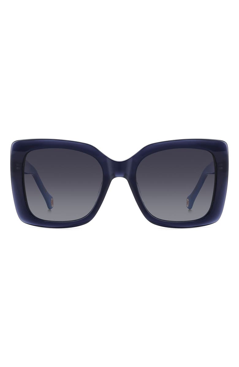 Carolina Herrera HER 0258/G/S 54mm Square Sunglasses, Main, color, Blue