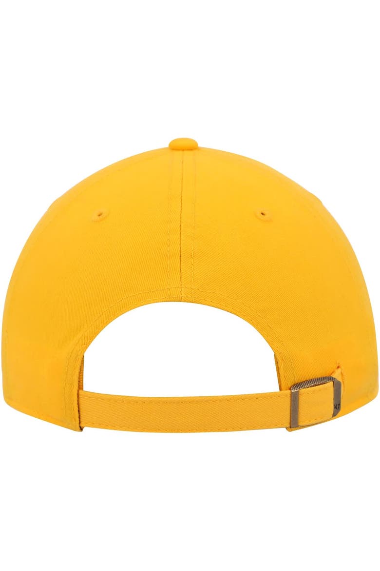 Women's '47 Gold Pittsburgh Penguins Team Miata Clean Up Adjustable Hat, Alternate, color, Gold