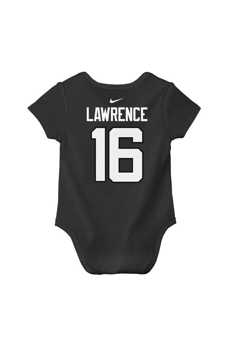 Nike Newborn & Infant Nike Trevor Lawrence Charcoal Jacksonville Jaguars Player Name & Number Bodysuit, Alternate, color, Charcoal