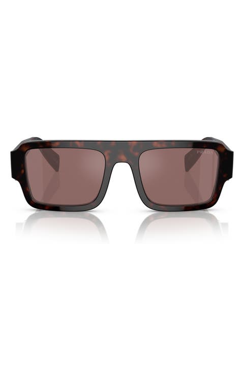 53mm Rectangular Sunglasses
