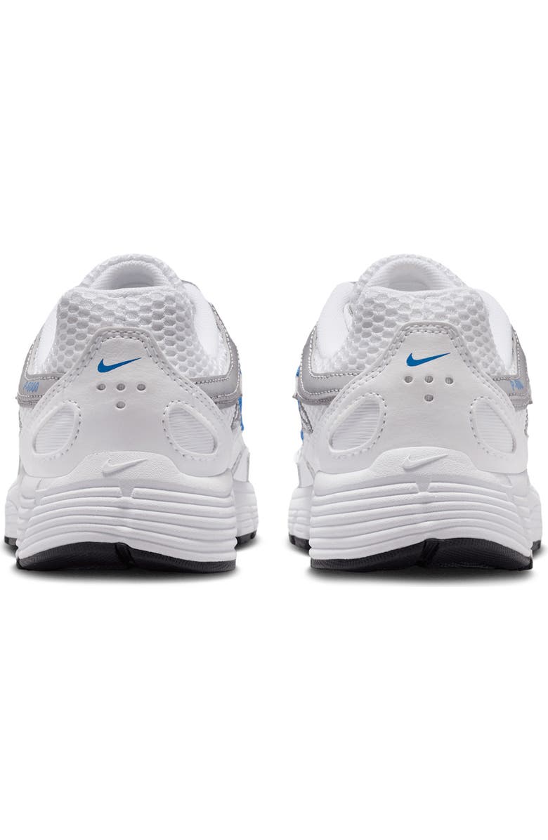 Nike Kids' P-6000 Sneaker, Alternate, color, White/ Blue/ Silver/ White