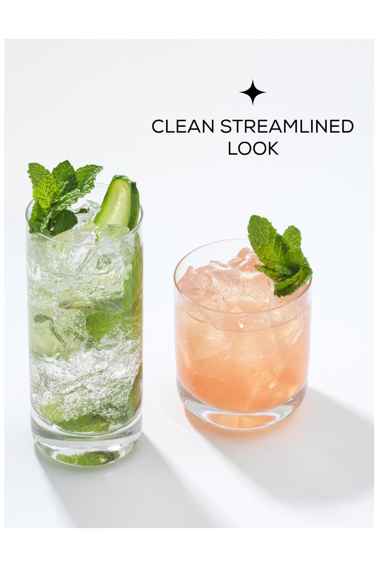 Faye Set of 6 Double Old Fashioned Glasses, Alternate, color, CLEAR