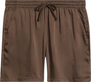 Open Edit Satin Drawstring Shorts