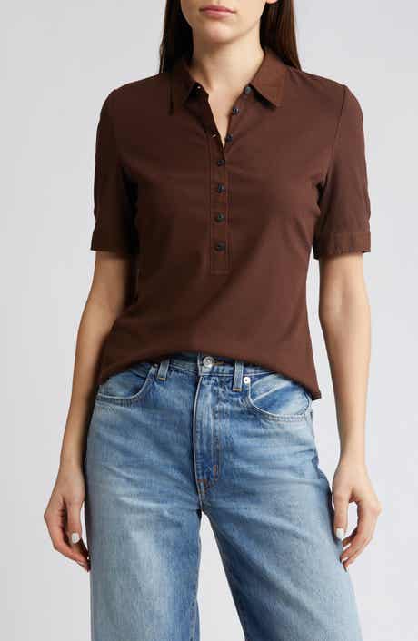 rag & bone Mixed Media Rib Polo