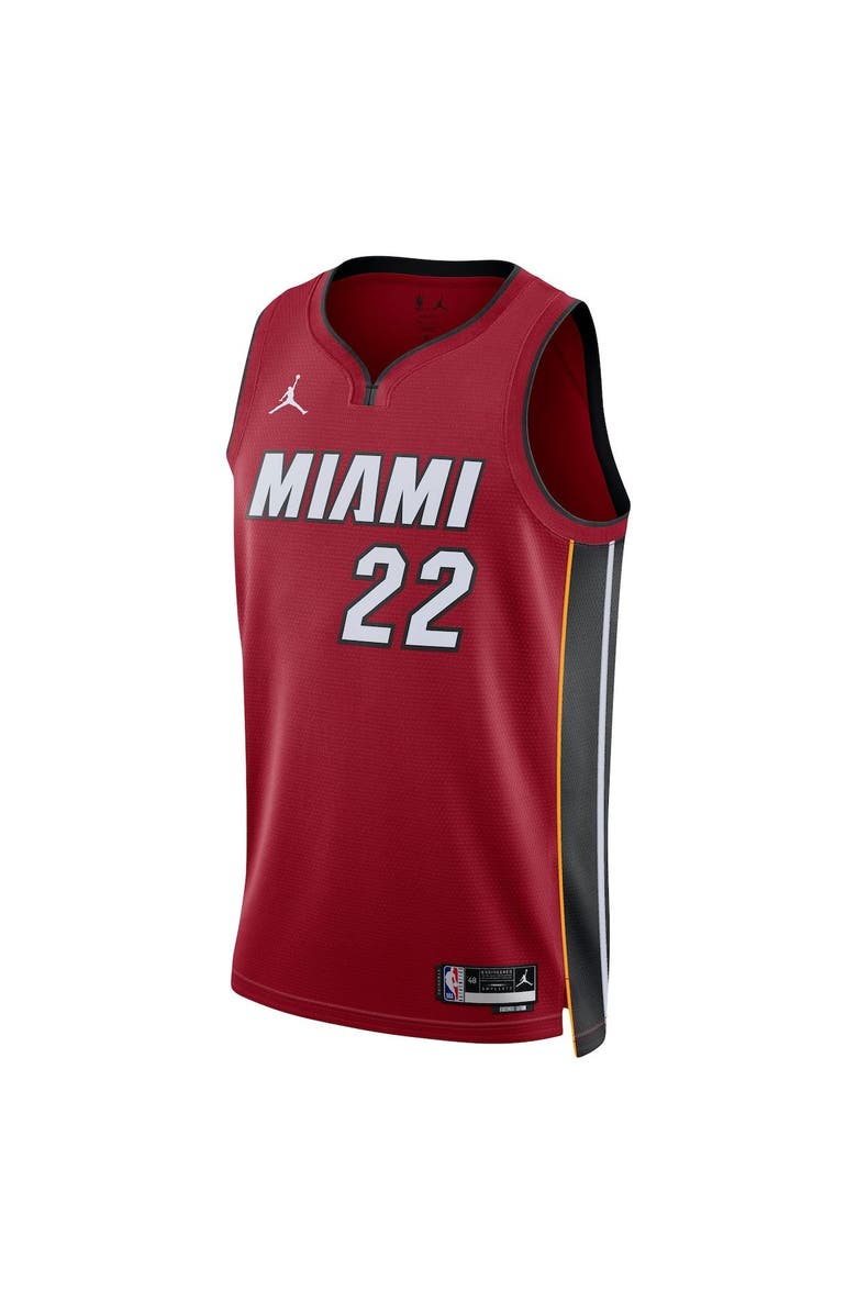 Jordan Brand Unisex Jordan Brand Jimmy Butler Red Miami Heat Swingman Jersey - Statement Edition, Alternate, color,