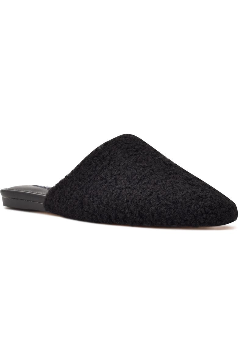 Nine West Furzy Faux Shearling Mule, Main, color,