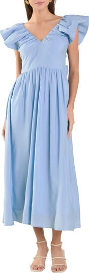Tie Back Maxi Dress