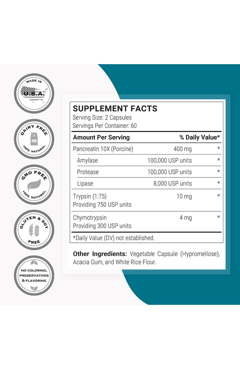 SuperSmart Pancreatin 10X, Alternate, color, NO COLOR
