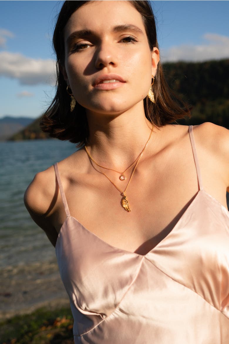 Angel Of Love Necklace, Alternate, color, White