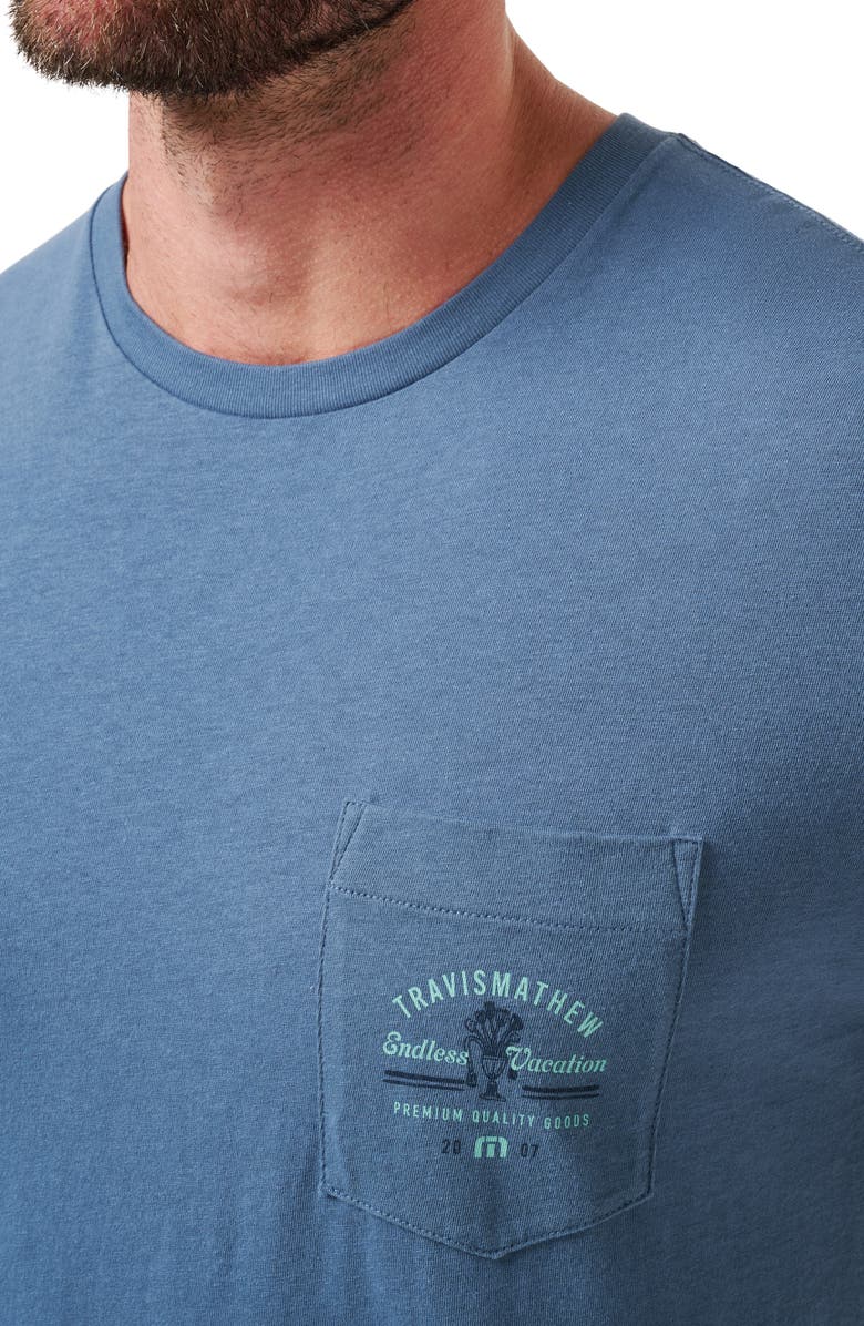 TravisMathew Chianti Graphic T-Shirt, Alternate, color, Bering Sea