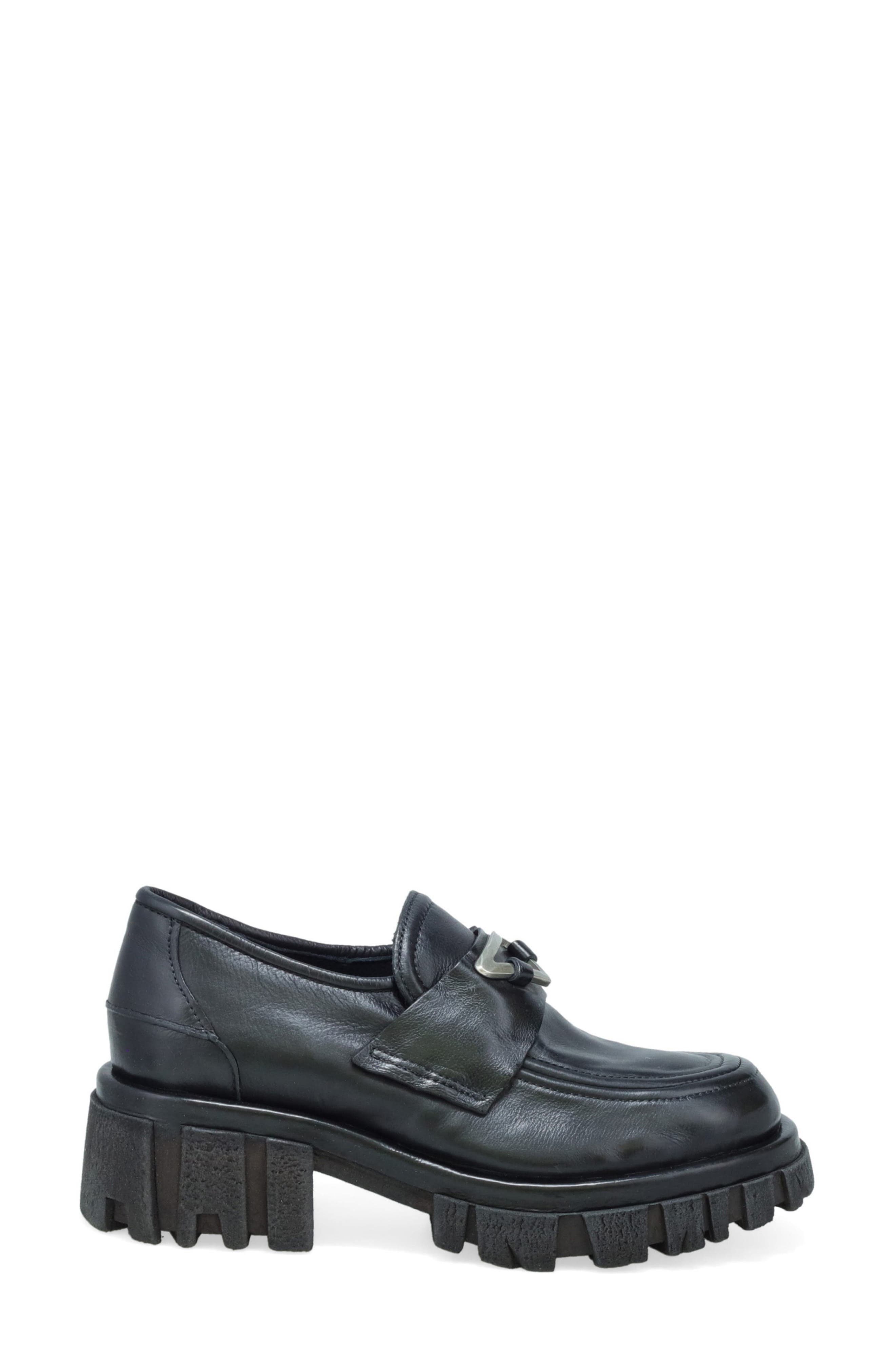 Harpie Lug Sole Oxford, Alternate, color, BLACK