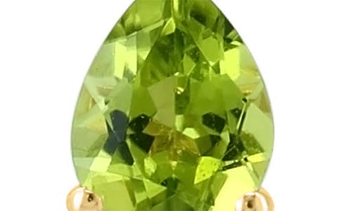 Effy Diamond & Peridot Linear Drop Earrings In Green