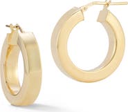 CHLOE AND MADISON Round Hoop Earrings