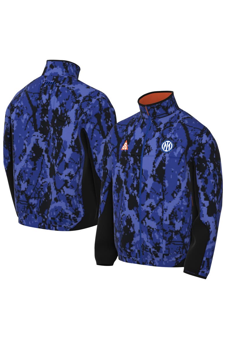 Men's Nike Blue Inter Milan ACG Canwell Glacier Therma-FIT Full-Zip Jacket, Main, color, Blue