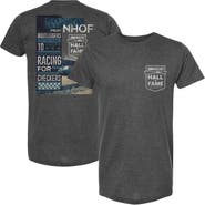CHECKERED FLAG Men's Checkered Flag Charcoal 2023 NASCAR Hall of Fame Racing For Retro T-Shirt