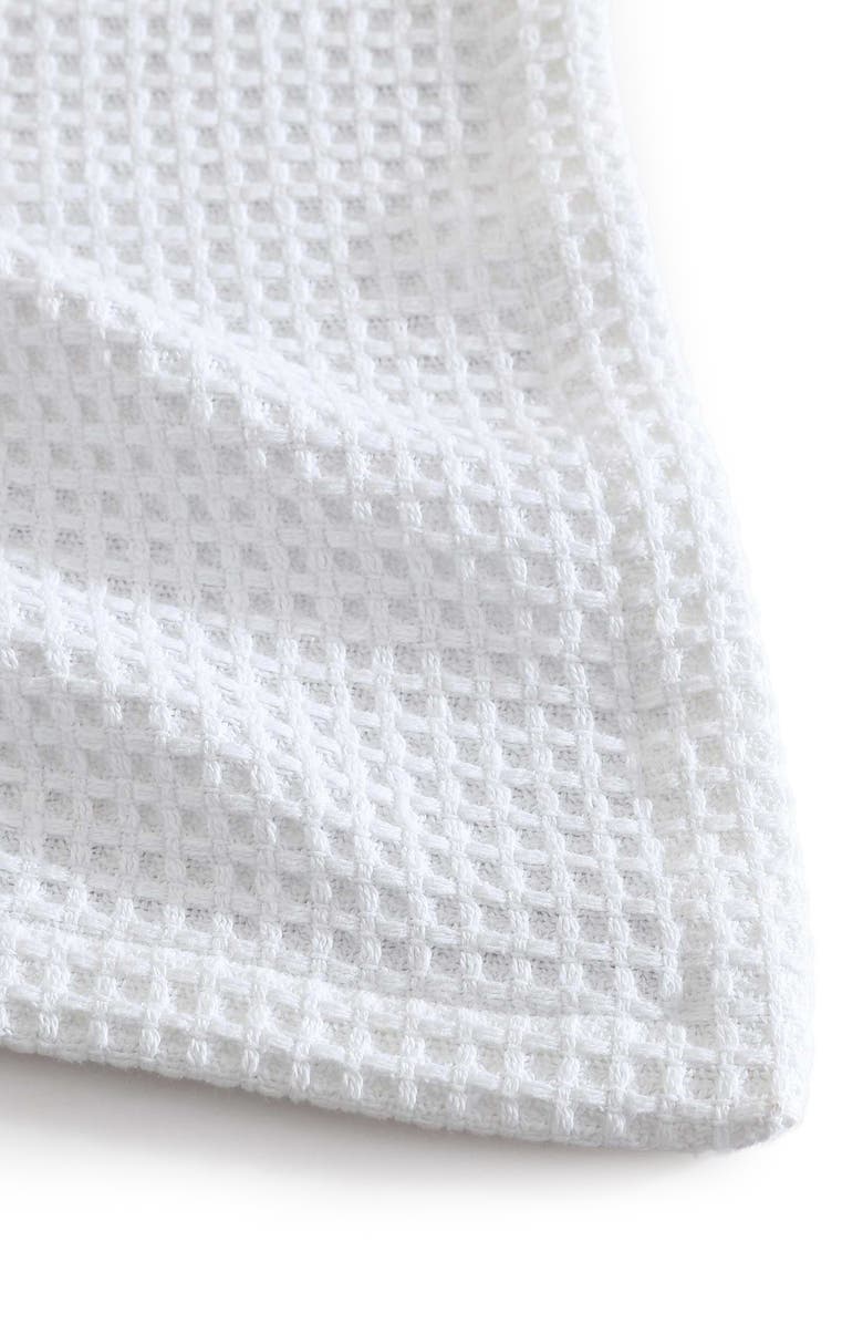 Eddie Bauer Premium Cotton Waffle Throw Blanket, Alternate, color, White