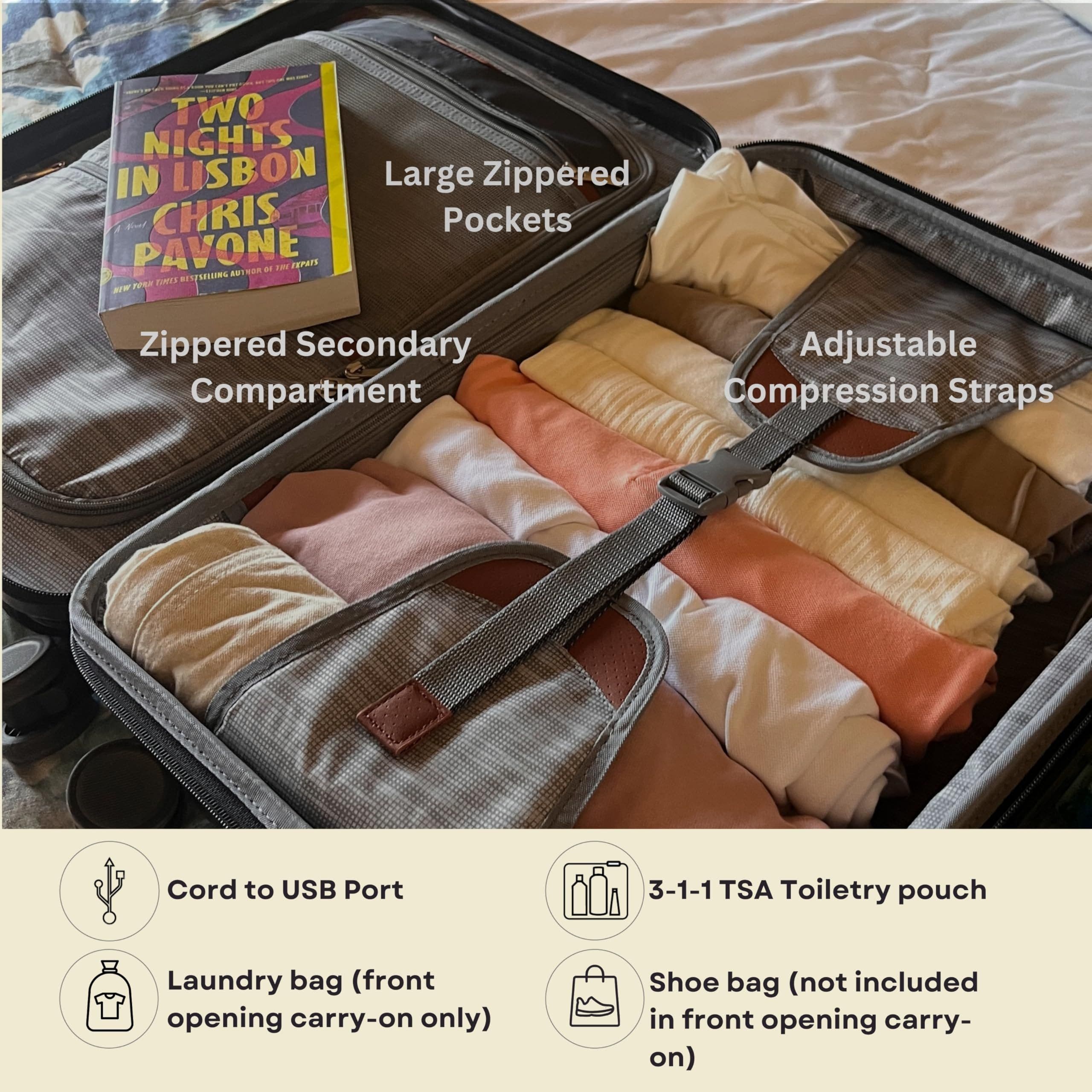 Ricardo Beverly Hills Montecito 2.0 Hardside Expandable Luggage, 21" Carry On, Alternate, color, Champagne