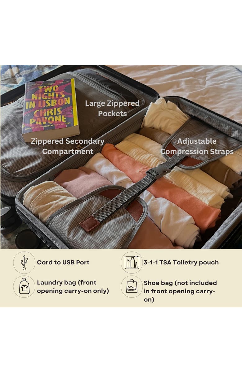 Ricardo Beverly Hills Montecito 2.0 Hardside Expandable Luggage, 21" Carry On, Alternate, color, Champagne