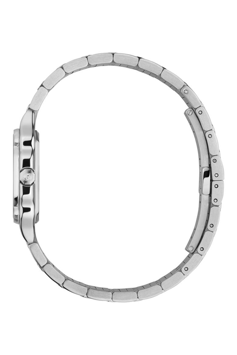 G-Flat XL Bracelet Watch, 24mm, Alternate, color, STEEL