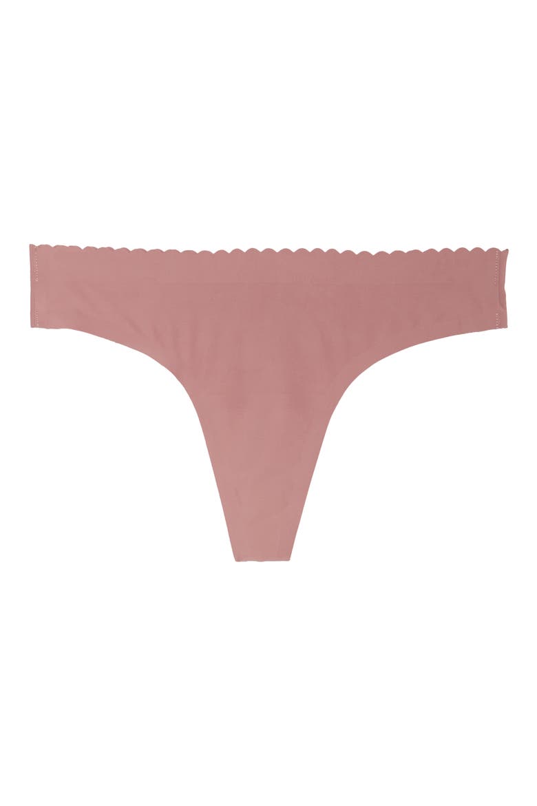 Essential Scallop Thong, Alternate, color, SWEET FIG