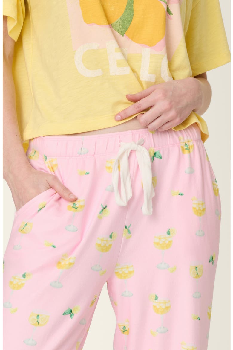 La Dolce Spritz Pajamas Pants, Alternate, color, PASTEL PINK
