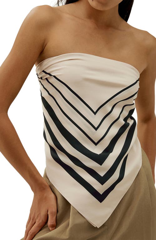 Lilysilk Geometric Print Silk Scarf In Camel