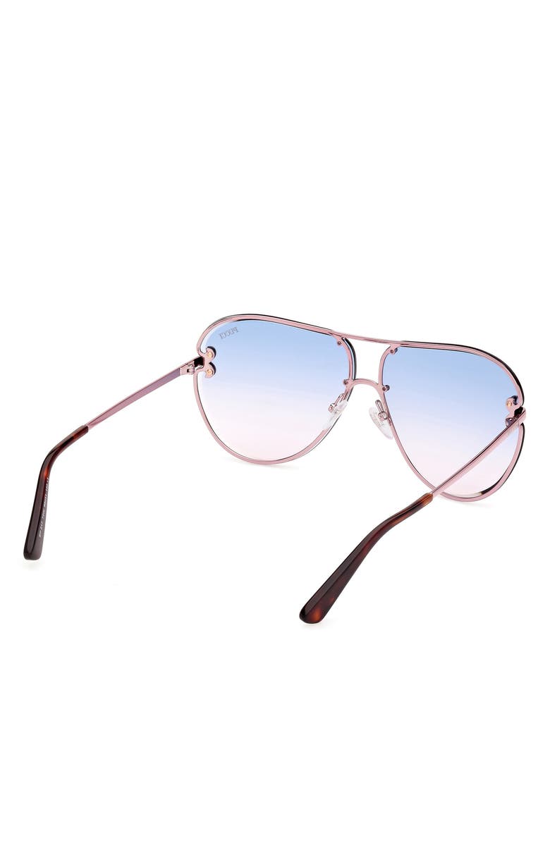 Emilio Pucci 66mm Oversize Pilot Sunglasses, Alternate, color, 