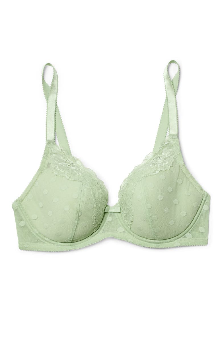 Adore Me Amalee Contour Full Coverage Bra, Main, color, Medium Green