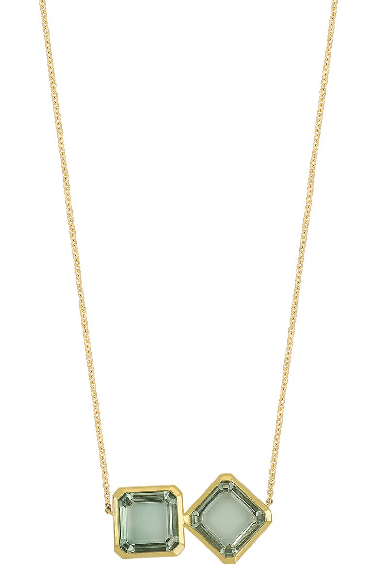 Bony Levy Prasiolite Pendant Necklace, Main, color, 18K Yellow Gold