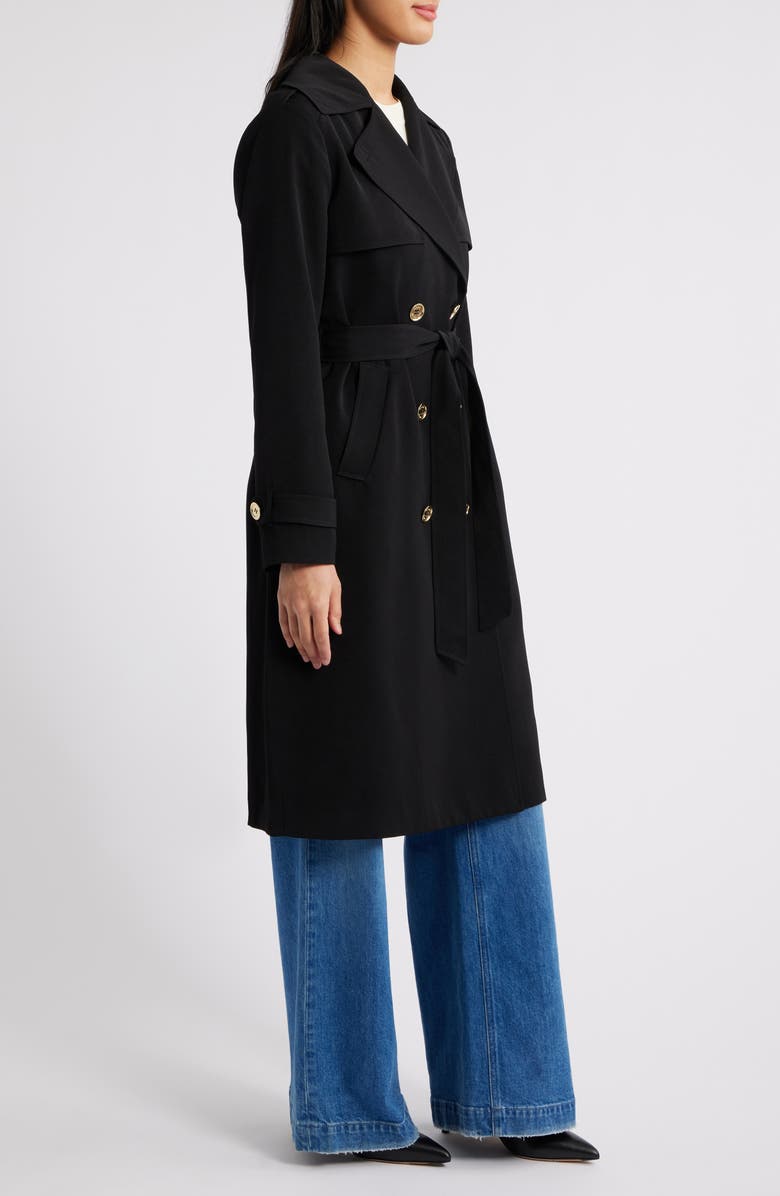 Michael Kors Gabardine Trench Coat, Alternate, color, 