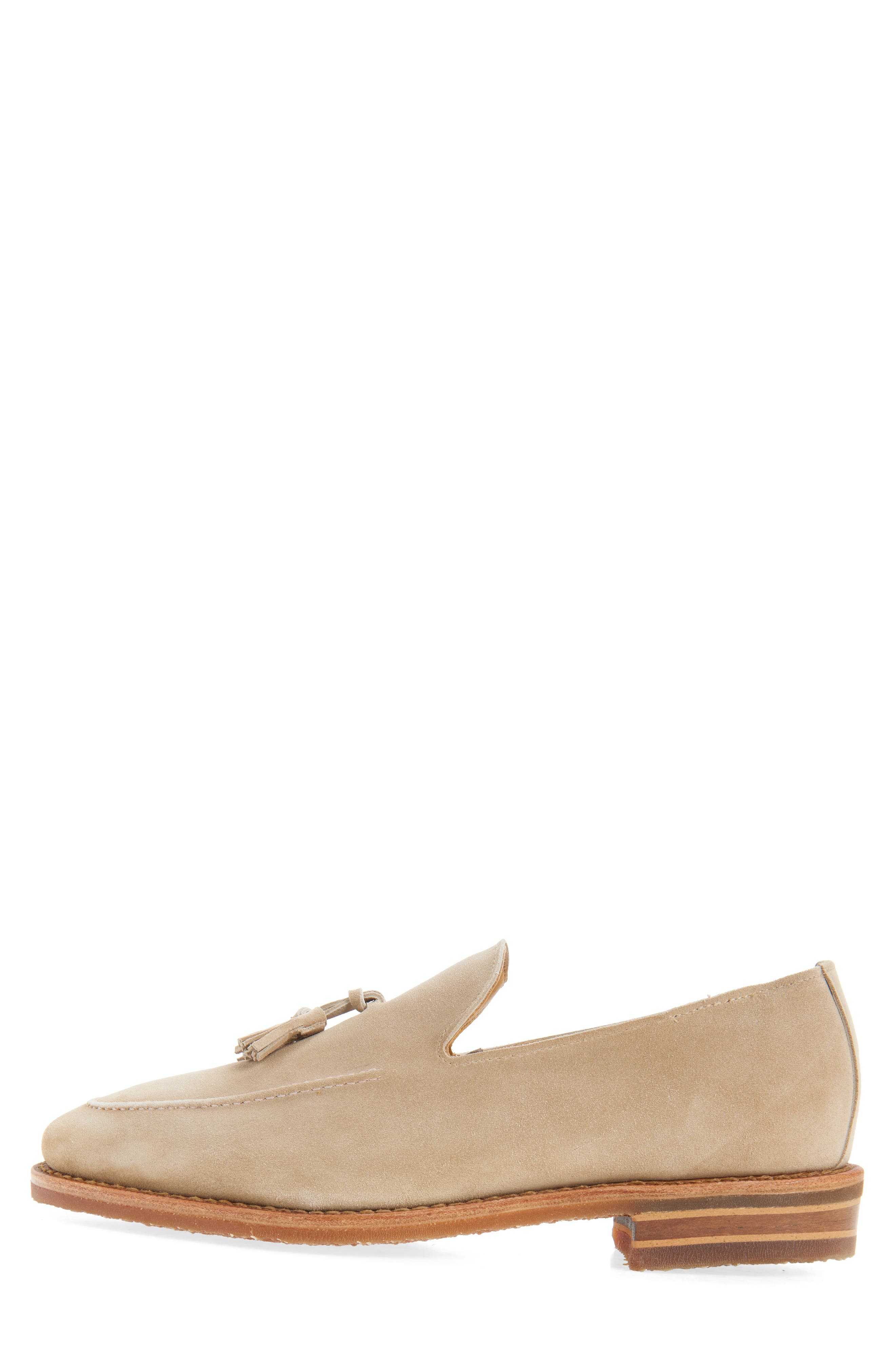 Allen Edmonds Roman Suede Tassel Loafer, Alternate, color, Gaucho Suede