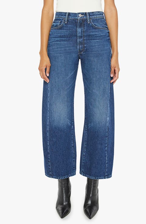 The Half Pipe Flood High Waist Ankle Wide Leg Jeans (Did You Bring Me Anything)