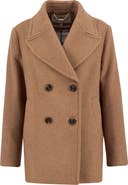 Barbour Indie Wool Blend Peacoat