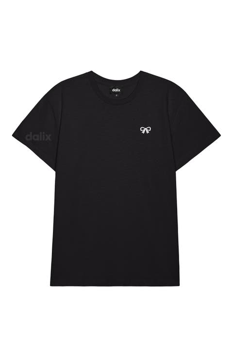Womens Bow Lightweight Everyday Tee
