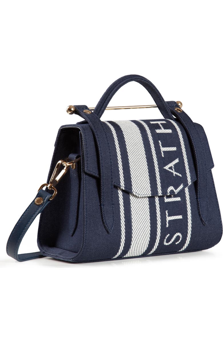 Strathberry Mini Allegro Denim Tote, Alternate, color,