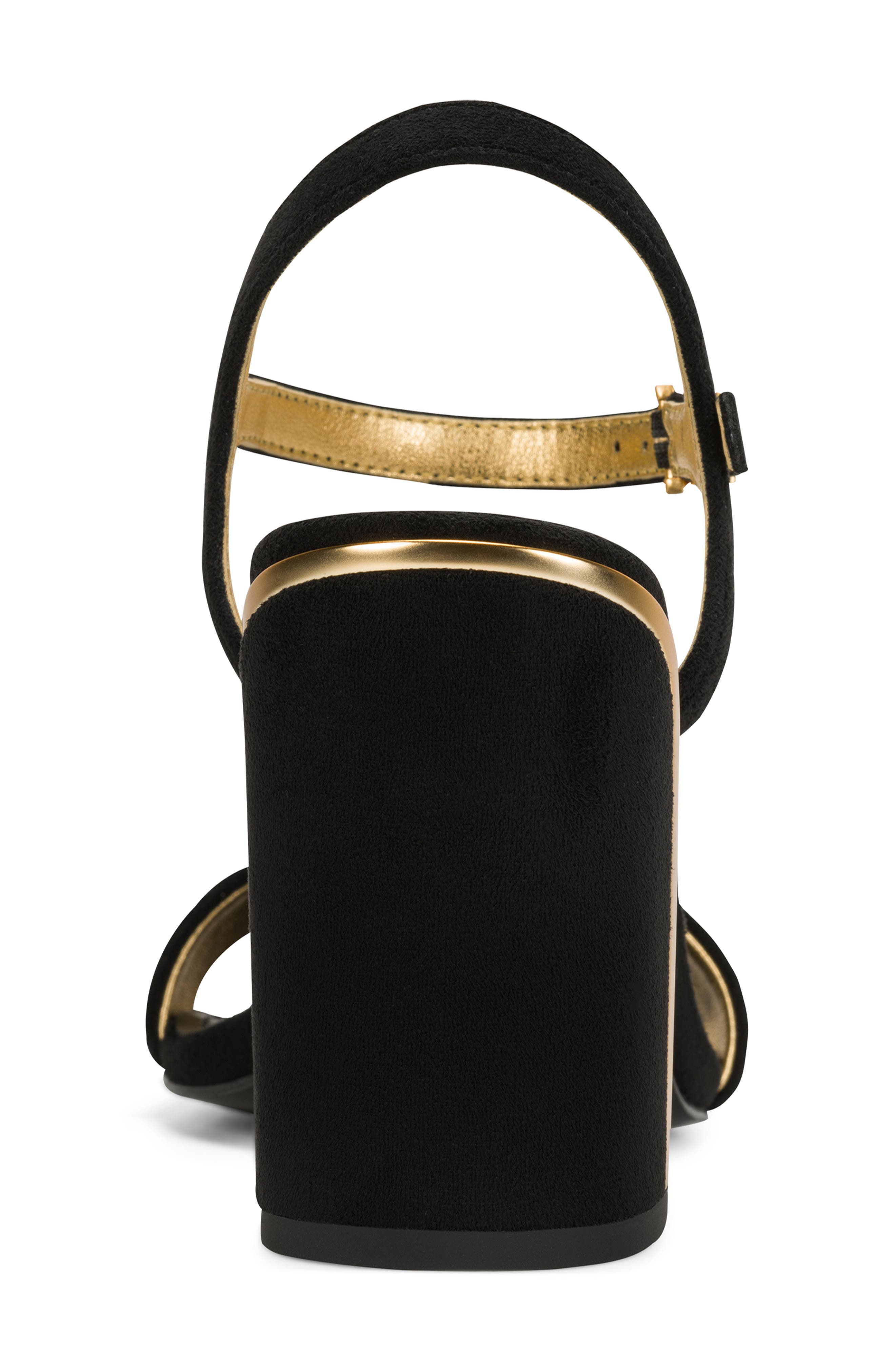 Donna Karan New York Seraphina Ankle Strap Sandal, Alternate, color, Black