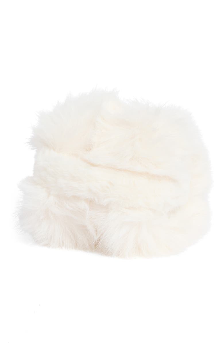 BP. Faux Fur Earmuffs, Alternate, color, Ivory