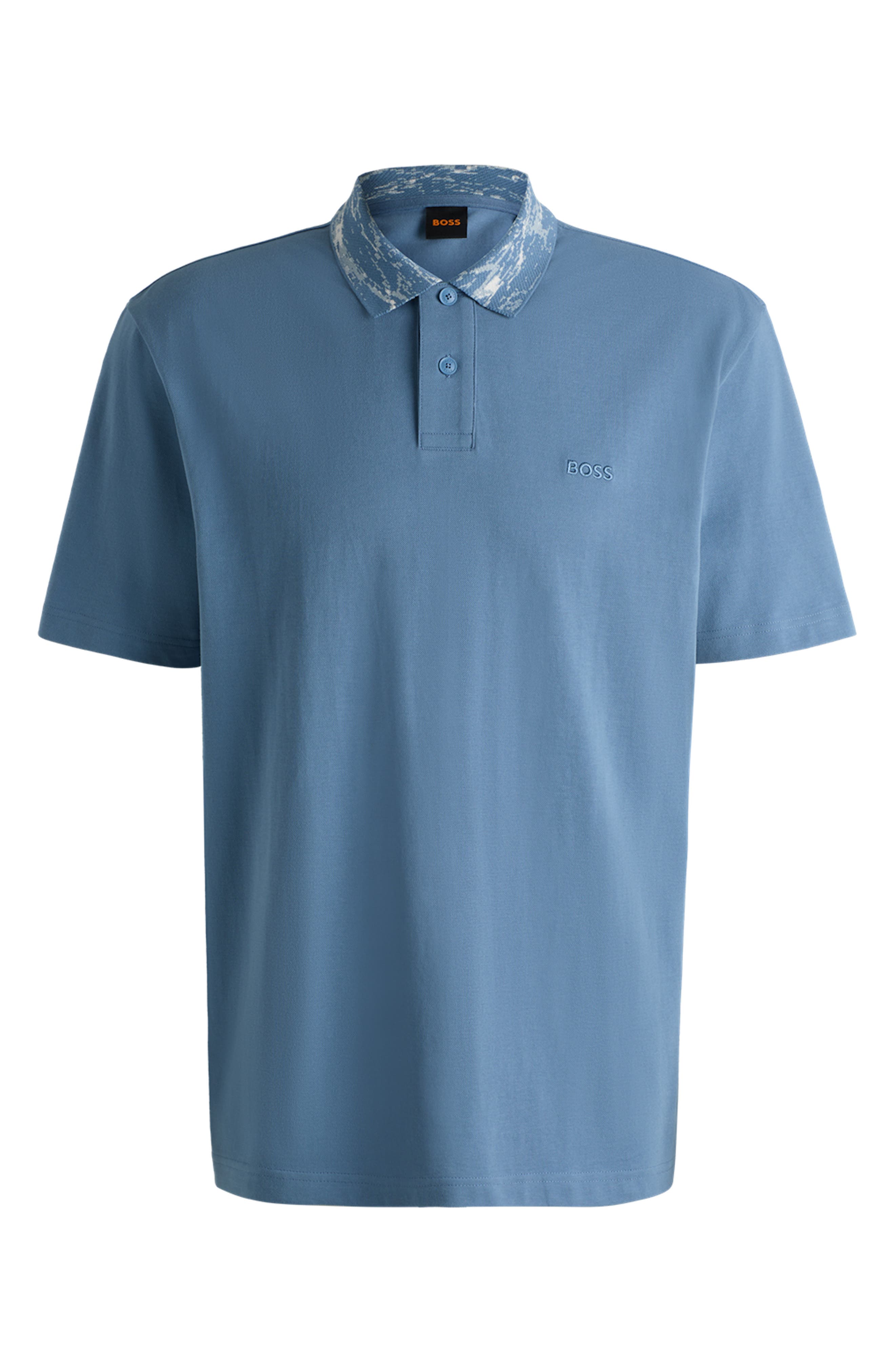 BOSS Desert Collar Cotton Polo