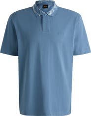 BOSS Desert Collar Cotton Polo
