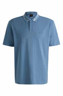 BOSS Desert Collar Cotton Polo