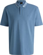 BOSS Desert Collar Cotton Polo