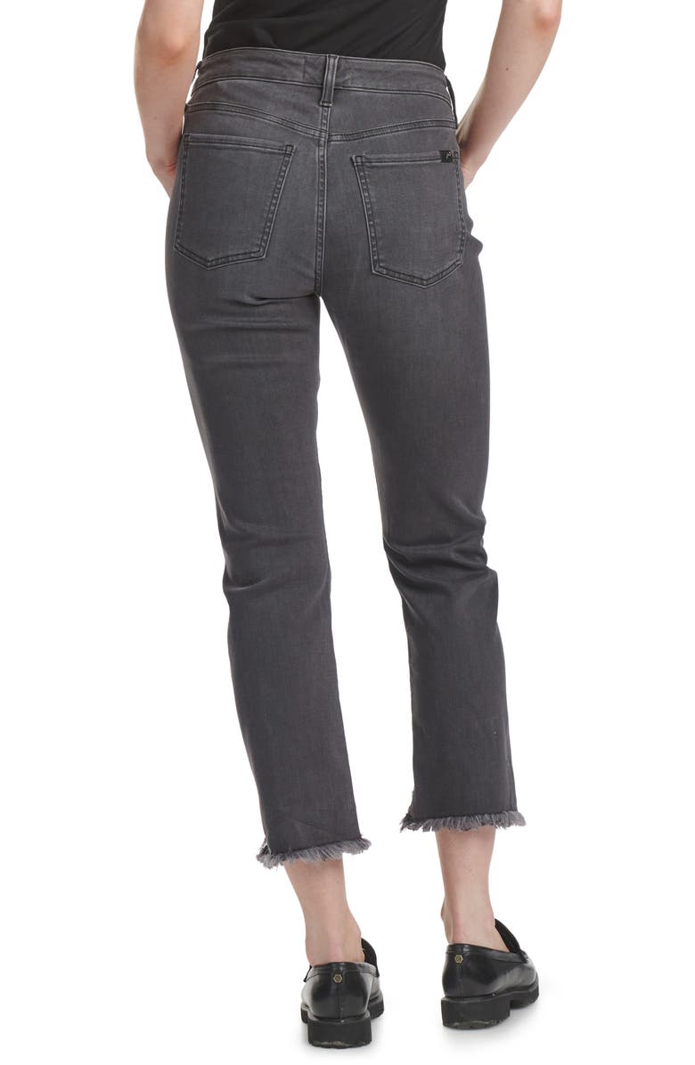 JEN7 by 7 For All Mankind Destroyed Step Hem Ankle Straight Leg Jeans, Alternate, color,