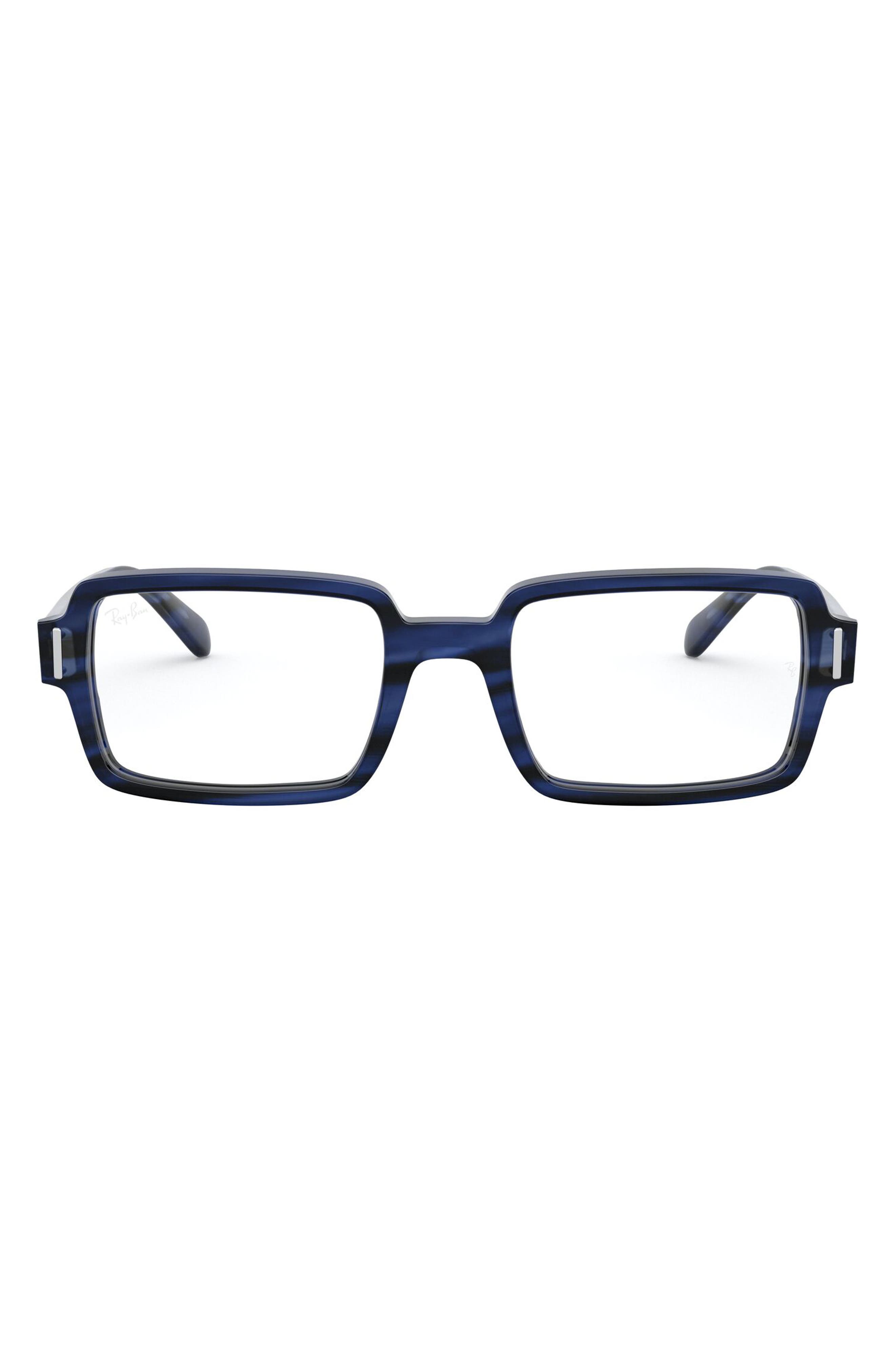 Unisex Benji 52mm Rectangular Optical Glasses