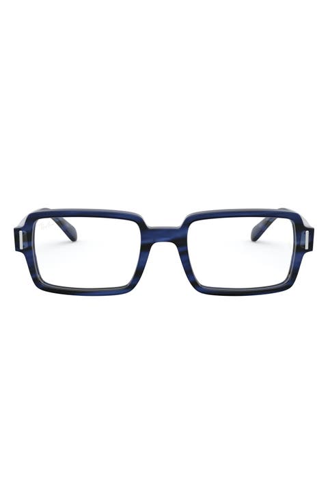 Unisex Benji 52mm Rectangular Optical Glasses