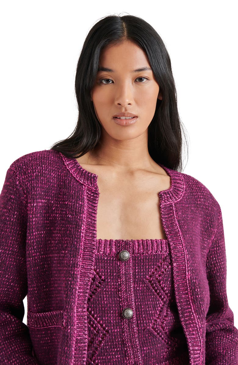 Steve Madden Emelia Sweater Jacket, Alternate, color, 