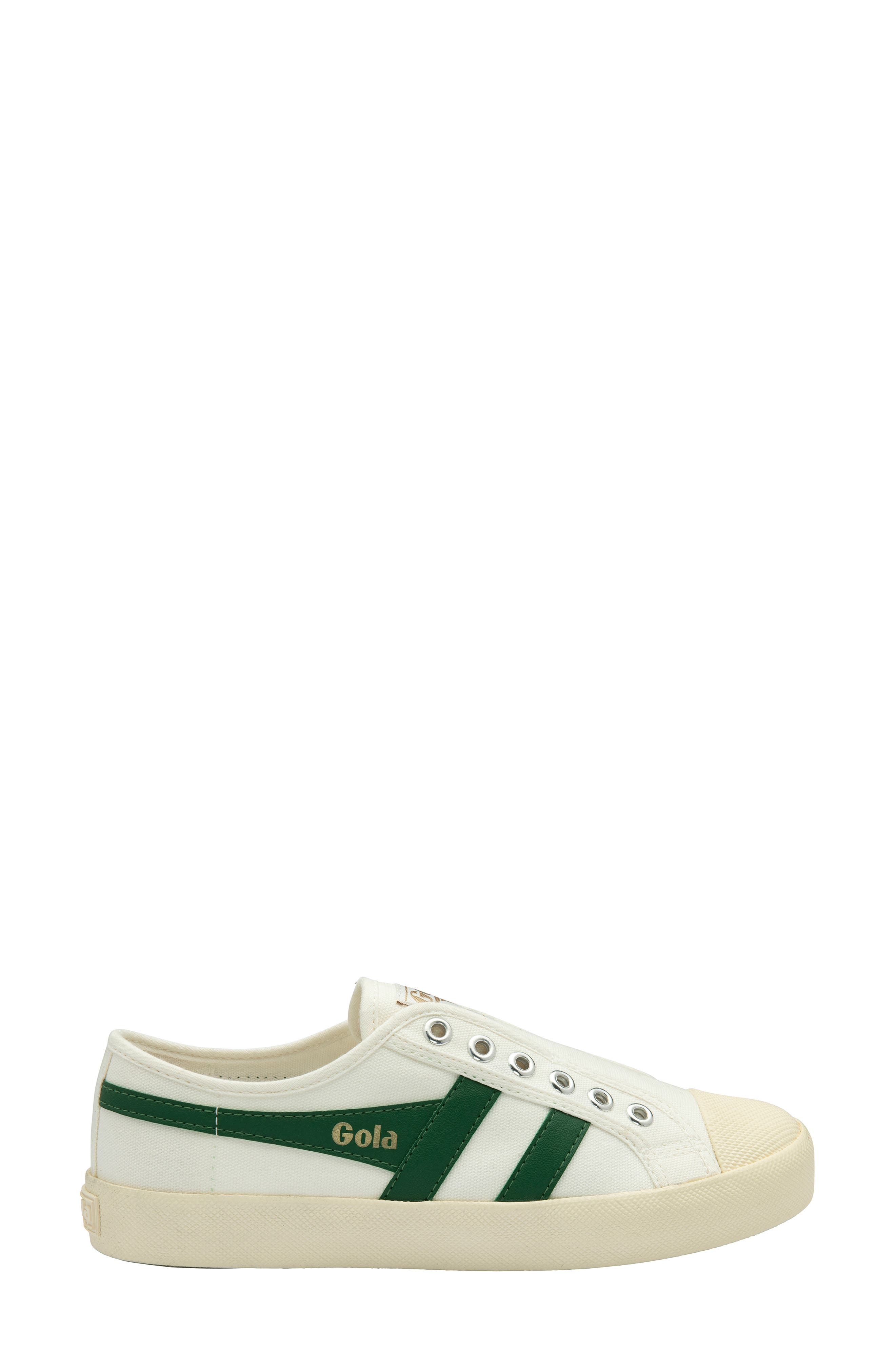 Gola Coaster Slip-On Sneaker, Alternate, color, Off White/ Green