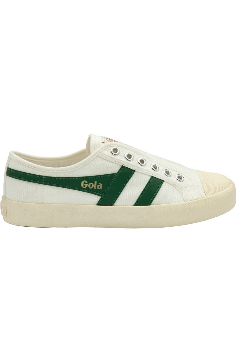 Gola Coaster Slip-On Sneaker, Alternate, color, Off White/ Green