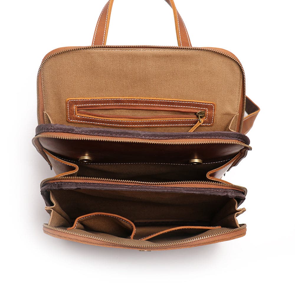 STEEL HORSE LEATHER Sachi Leather Backpack | Small Women's Leather Backpack, Alternate, color, Brown